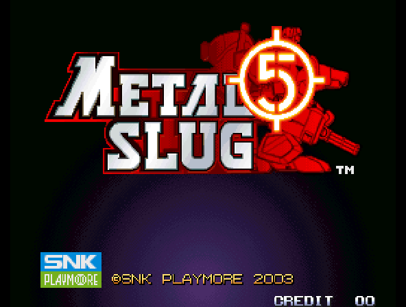 Metal Slug 5 Plus (bootleg) Title Screen